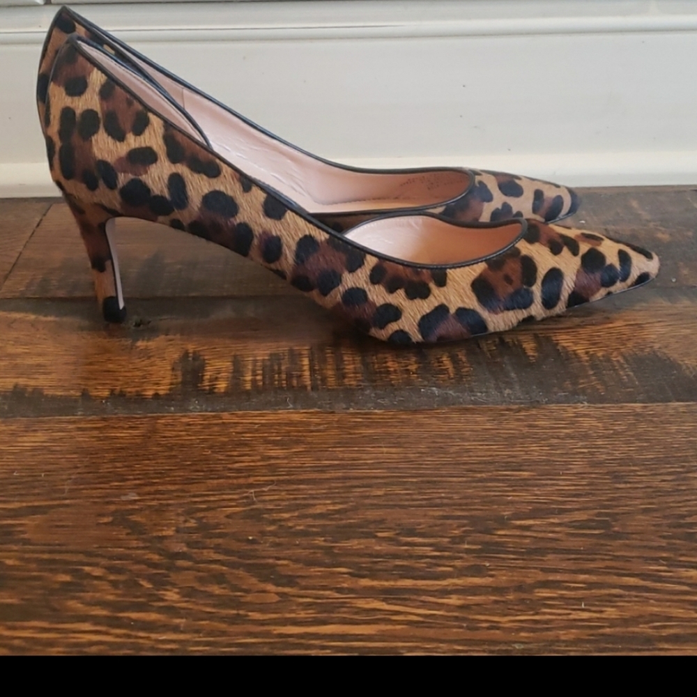 JCrew  Leopard heels